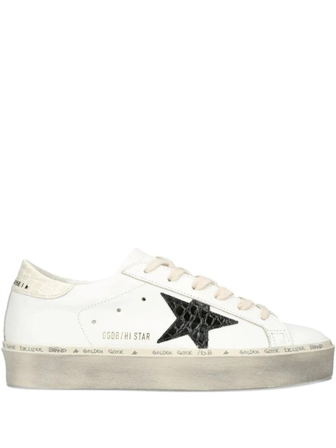 Golden Goose Hi Star "White/Black/Crocodile" sneakers - zdjęcie produktu nr 1