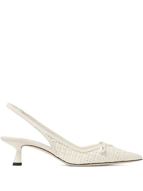 Jimmy Choo 45mm Amita pumps - White - zdjęcie produktu nr 1