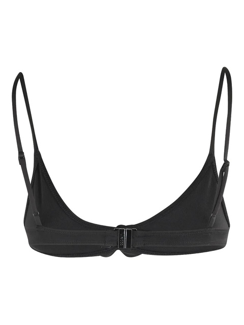 Coperni floral-appliqué bikini top - Black - zdjęcie produktu nr 2