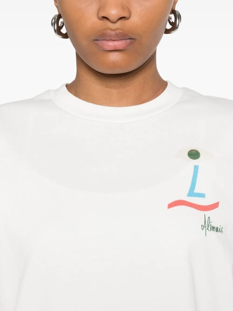 ALEMAIS Nadia Face T-shirt - White - zdjęcie produktu nr 2