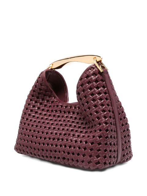 Elleme Boomerang woven leather top-handle tote bag - Red - zdjęcie produktu nr 2