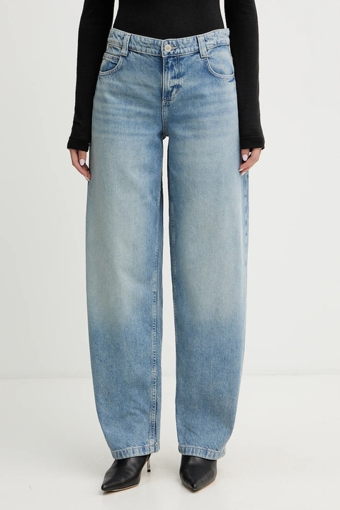 Guess jeansy damskie kolor niebieski W5BA2L D0742 - zdjęcie produktu nr 2