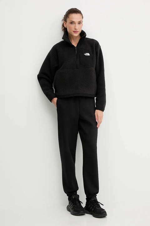 The North Face bluza Yumiori Off damska kolor czarny gładka NF0A8EV0JK31 - zdjęcie produktu nr 2