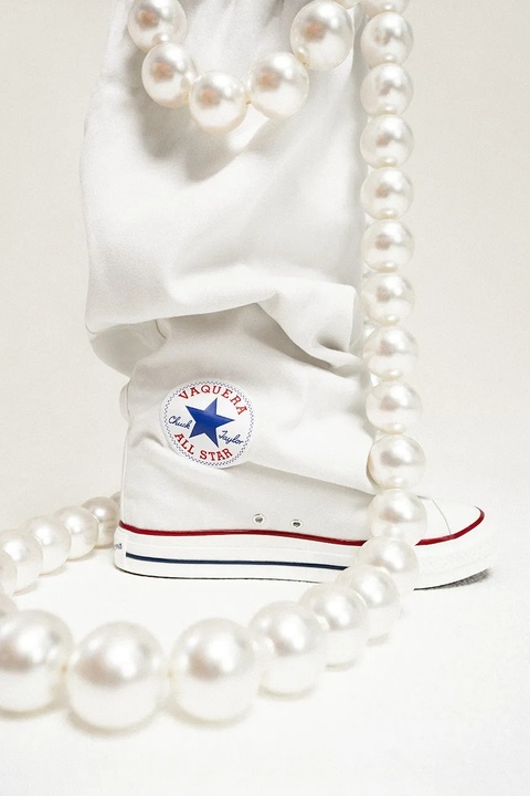 Converse trampki kolor biały A17690C - zdjęcie produktu nr 1