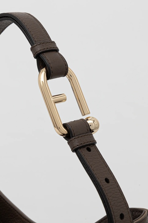 Furla torebka skórzana kolor brązowy WB01246.HSF000.2566S - zdjęcie produktu nr 2