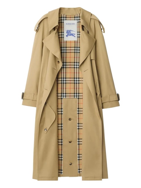 Burberry Fitzrovia double-breasted belted trench coat - Neutrals - zdjęcie produktu nr 2