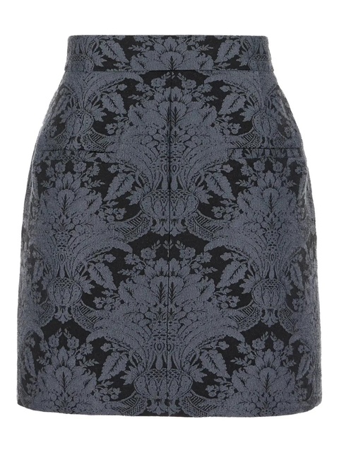 Max Mara jacquarded mini skirt - Blue - zdjęcie produktu nr 2