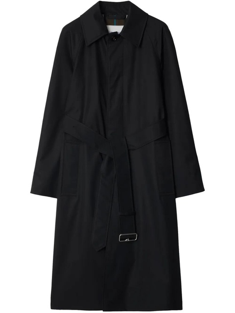 Burberry long gabardine coat - Black - zdjęcie produktu nr 1