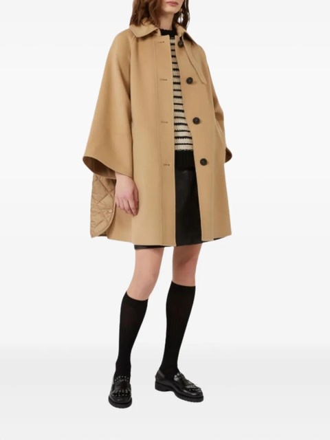 Weekend Max Mara RUFO single-breasted wool coat - Brown - zdjęcie produktu nr 2
