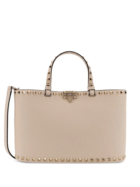 Valentino Garavani small Rockstud tote bag - Neutrals - zdjęcie produktu nr 1