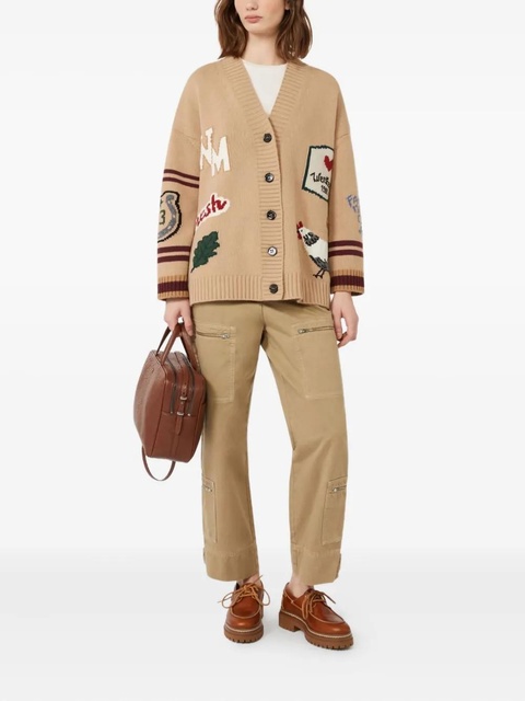 Weekend Max Mara zip-pocket cotton trousers - Neutrals - zdjęcie produktu nr 1