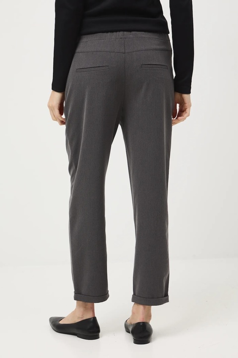 Medicine spodnie damskie kolor szary fason chinos medium waist - zdjęcie produktu nr 2