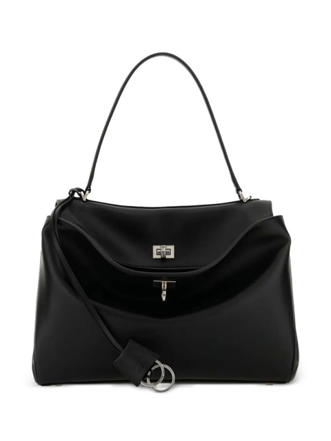 Balenciaga medium Rodeo calfskin top-handle tote bag - Black - zdjęcie produktu nr 1