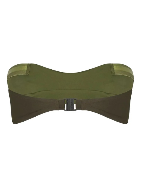 Johanna Ortiz Sea Sprite gathered-bandeau bikini top - Green - zdjęcie produktu nr 2