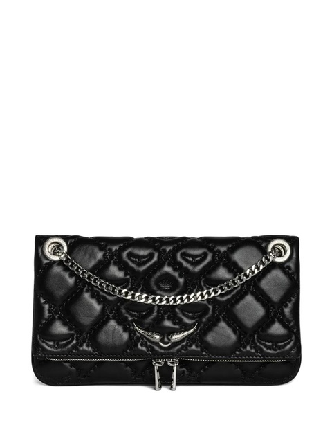 Zadig&Voltaire Rock II quilted-effect chain-strap satchel - Black - zdjęcie produktu nr 1