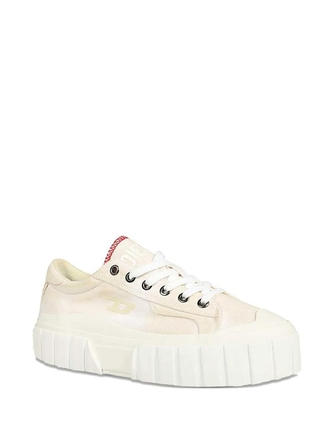 Diesel round-toe platform sneakers - White - zdjęcie produktu nr 1
