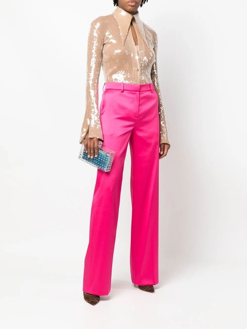 Magda Butrym two-pocket flared tailored trousers - Pink - zdjęcie produktu nr 1
