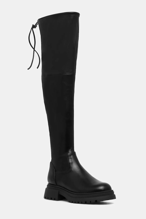 Steve Madden kozaki Road kolor czarny na platformie 11004996 - zdjęcie produktu nr 1