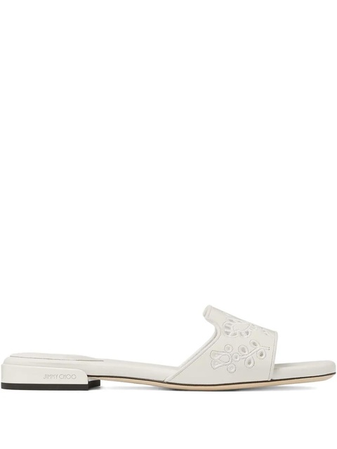 Jimmy Choo Ariane flat sandals - White - zdjęcie produktu nr 1