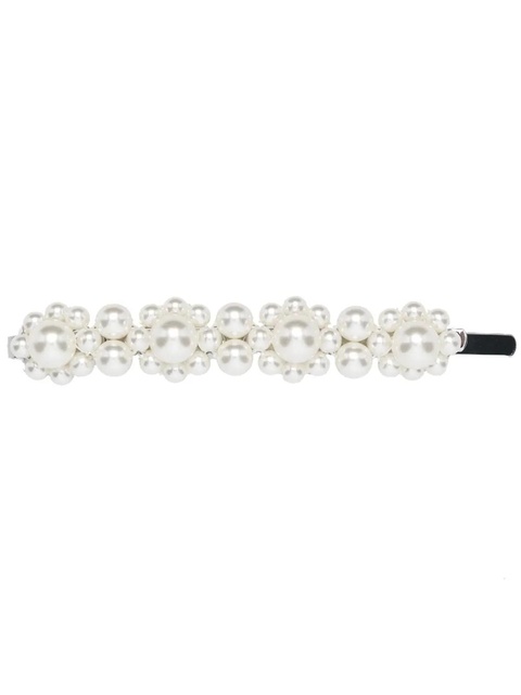 Simone Rocha pearl embellished hairclip - White - zdjęcie produktu nr 1