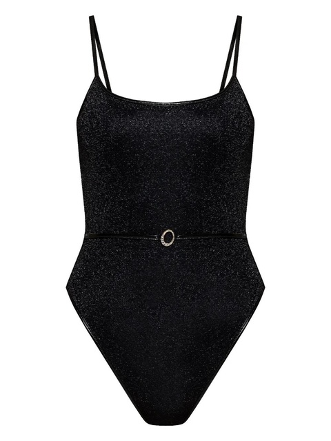 Oséree lurex swimsuit - Black - zdjęcie produktu nr 1