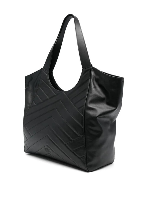 PINKO chevron-quilted tote bag - Black - zdjęcie produktu nr 2