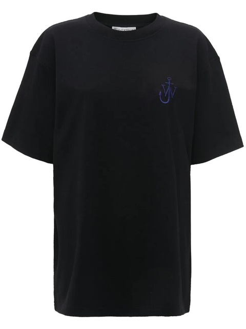 JW Anderson graphic-print organic cotton T-shirt - Black - zdjęcie produktu nr 1