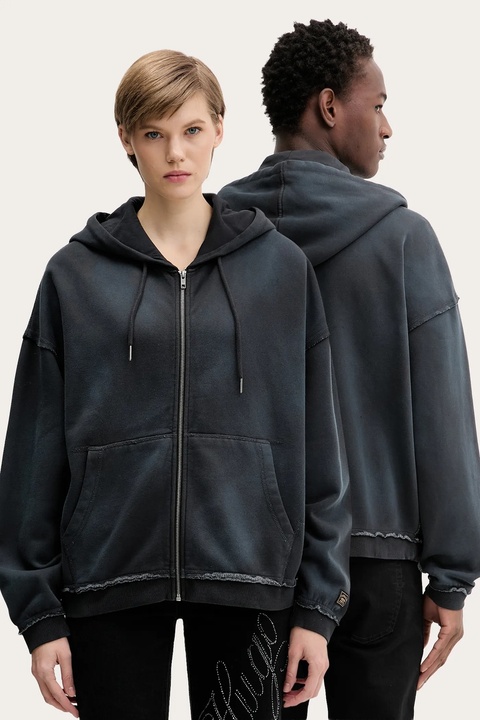 Guess Originals bluza kolor szary z kapturem gładka M5BQ41 K4110 - zdjęcie produktu nr 1