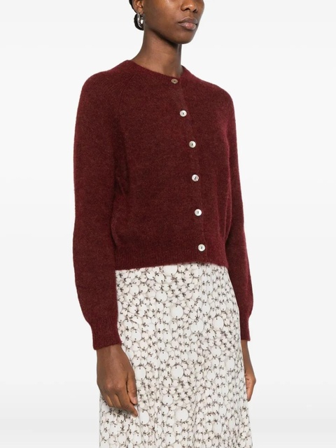 DÔEN long-sleeve cardigan - Red - zdjęcie produktu nr 2