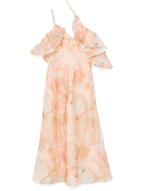 ZIMMERMANN Illuminate midi dress - Neutrals - zdjęcie produktu nr 1