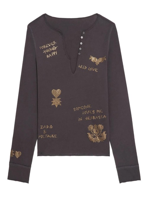 Zadig&Voltaire long-sleeve T-shirt - Brown - zdjęcie produktu nr 1