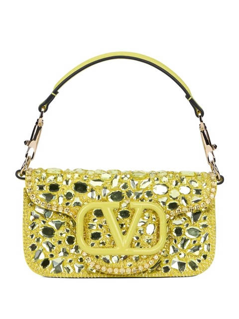 Valentino Garavani crystal-embellished shoulder-bag - Yellow - zdjęcie produktu nr 1