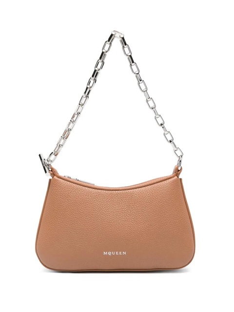 Alexander McQueen mini T-bar chain-strap shoulder bag - Brown - zdjęcie produktu nr 1