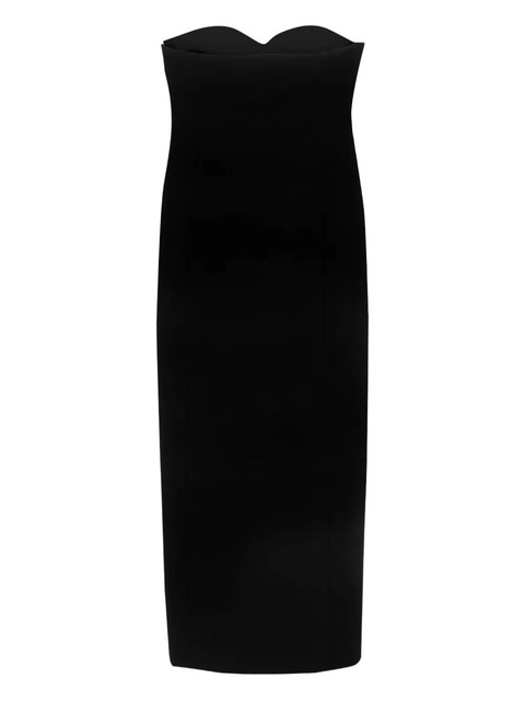 KHAITE strapless midi dress - Black - zdjęcie produktu nr 1