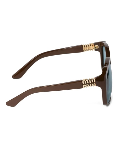 Miu Miu oversized-frame sunglasses - Brown - zdjęcie produktu nr 2