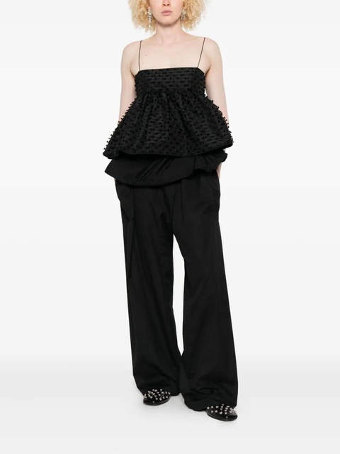Cecilie Bahnsen 3D-detail top - Black - zdjęcie produktu nr 1