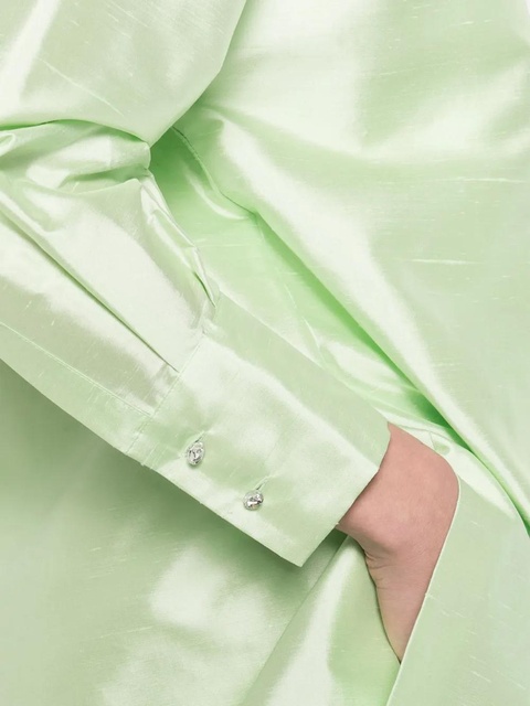 Max Mara silk shirt - Green - zdjęcie produktu nr 2