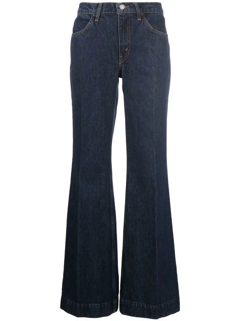 RE/DONE 70s low-rise flared jeans - Blue - zdjęcie produktu nr 1