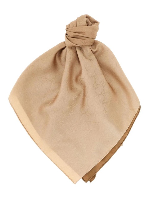 Gucci GG silk scarve - Neutrals - zdjęcie produktu nr 1
