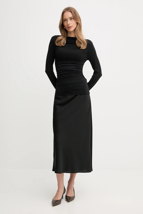 United Colors of Benetton longsleeve kolor czarny 37UKD10BA - zdjęcie produktu nr 2