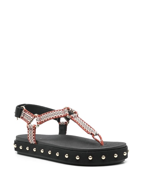 Maje chain-link detail sandals - Black - zdjęcie produktu nr 2