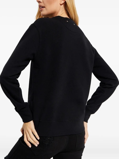 Golden Goose Athena embroidered-logo sweatshirt - Black - zdjęcie produktu nr 2
