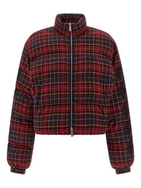Off-White Arrow checked bomber jacket - Red - zdjęcie produktu nr 1