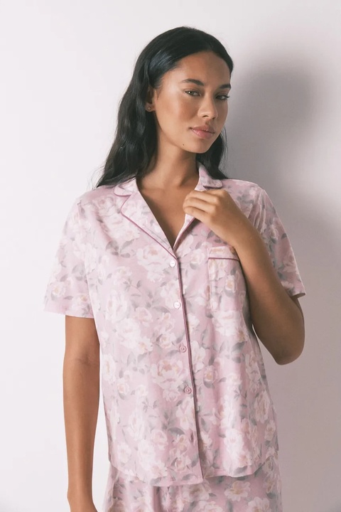 women'secret piżama bawełniana damska kolor różowy bawełniana 3592428 - zdjęcie produktu nr 1