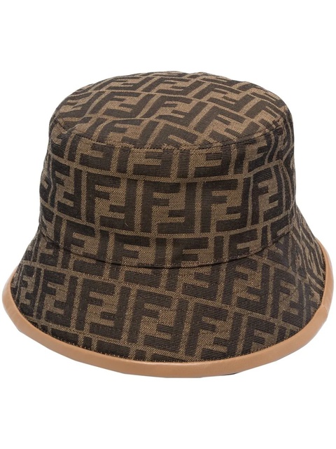 FENDI FF-jacquard bucket hat - Brown - zdjęcie produktu nr 1
