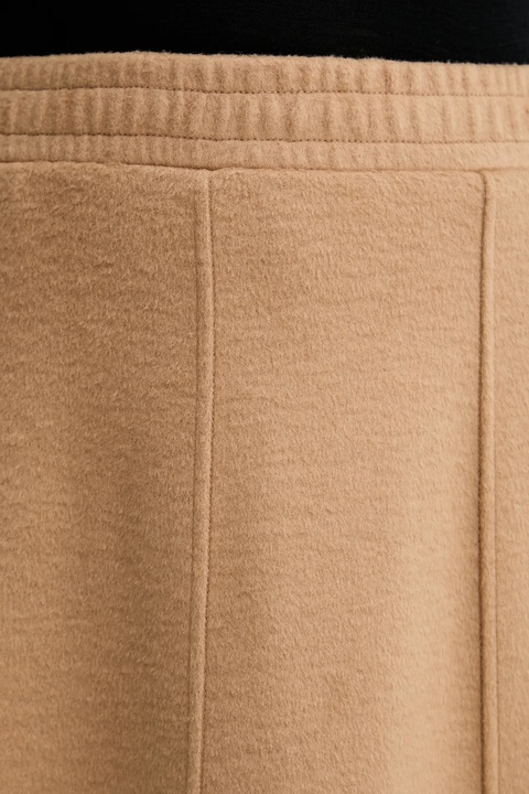 Weekend Max Mara spódnica z dodatkiem wełny CIRCEO kolor zielony midi rozkloszowana 2525776022600 - zdjęcie produktu nr 2