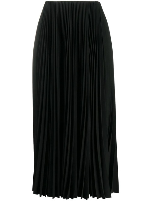 Balenciaga pleated midi skirt - Black - zdjęcie produktu nr 1
