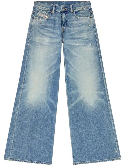 Diesel D-Akemi cotton-blend jeans - Blue - zdjęcie produktu nr 1