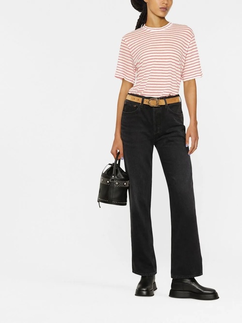 AGOLDE mid-rise straight-leg jeans - Black - zdjęcie produktu nr 2