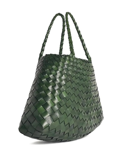 DRAGON DIFFUSION hand-woven pendant shoulder bag - Green - zdjęcie produktu nr 2